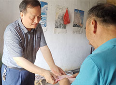 凯发管工委走访慰问渔业公司老党员